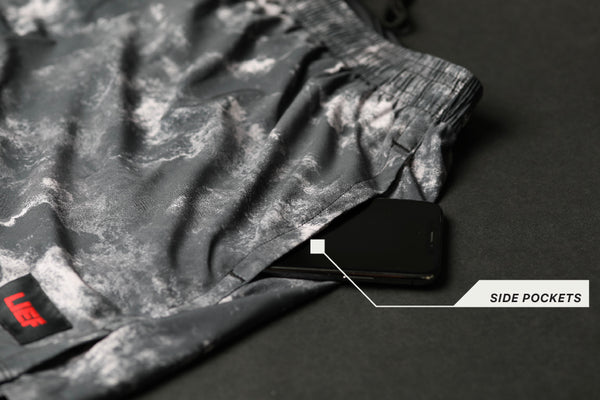 R5P - Men's 5" Running Short with Side Pockets - Coffee