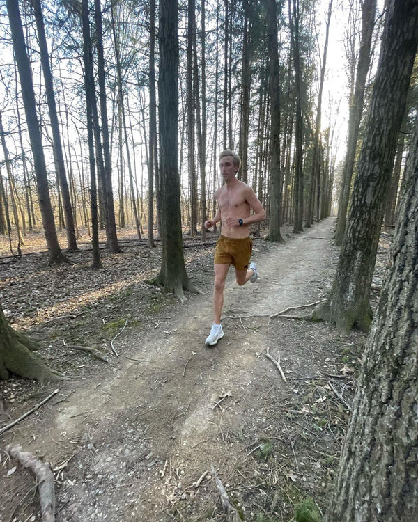 R5 - Men's 5" Running Short - Burnt Caramel