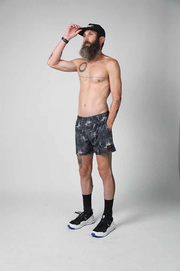 R5P - Men's 5" Running Short with Side Pockets - Smoke Show