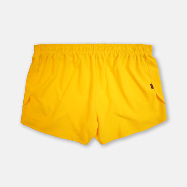 S3 - Men's 3" Split Running Short - Cyber Yellow