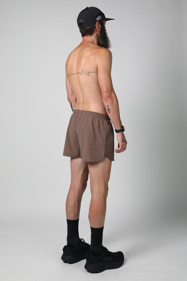 S3 - Men's 3" Split Running Short - Bronzed
