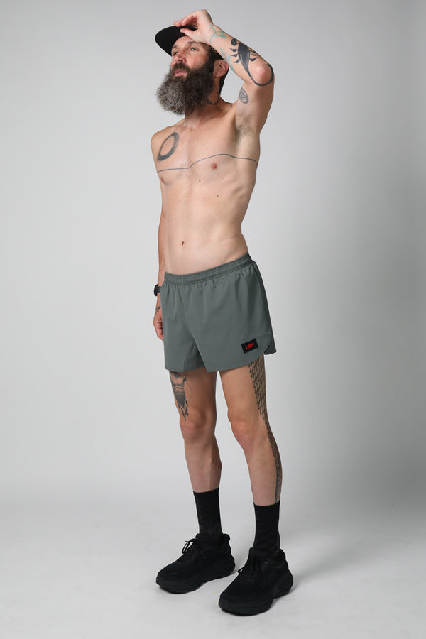S3 - Men's 3" Split Running Short - Eucalyptus