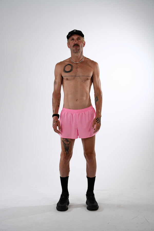 S3 - Men's 3" Split Running Short - Pank