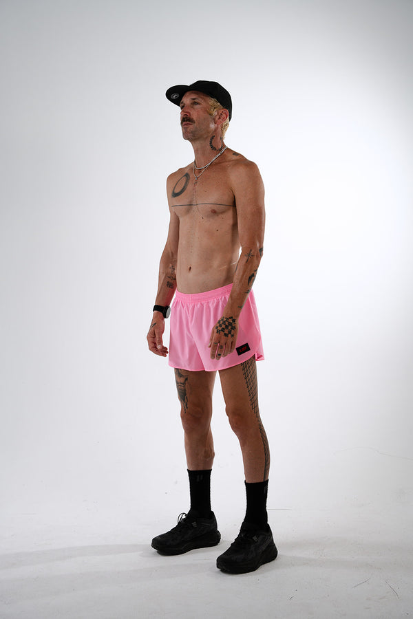 S3 - Men's 3" Split Running Short - Pank
