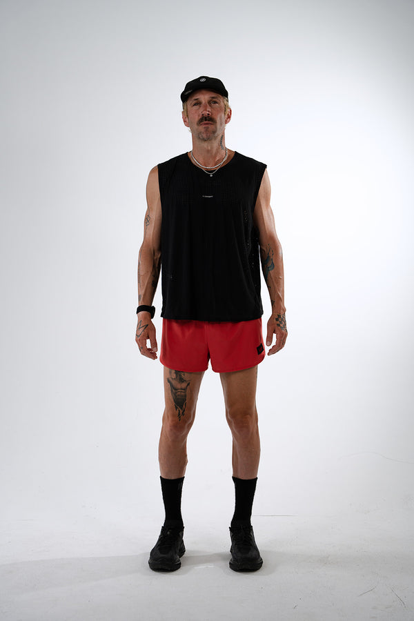 S3 - Men's 3" Split Running Short - El Rojo
