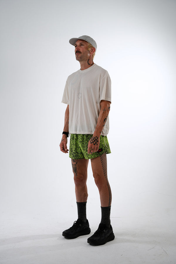 S3 - Men's 3" Split Running Short - Neo Biscuit