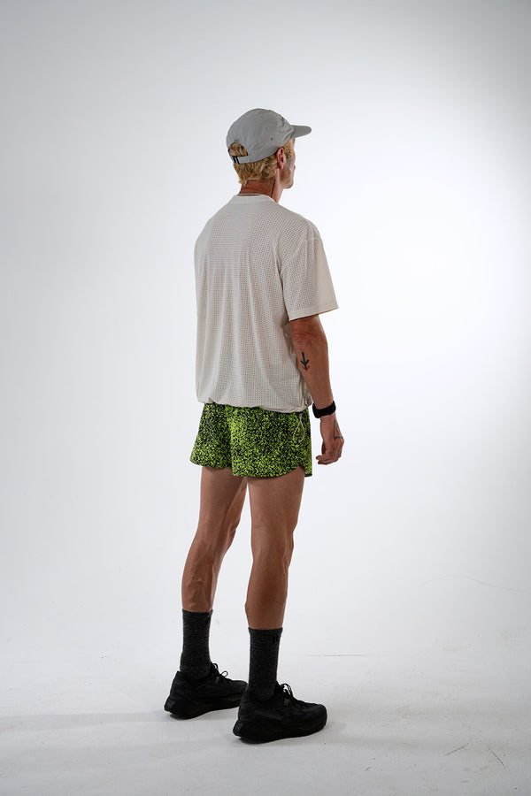 S3 - Men's 3" Split Running Short - Neo Biscuit