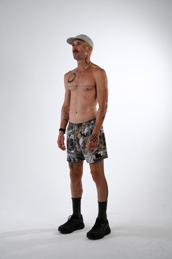 R5P - Men's 5" Running Short with Side Pockets - Buck Hunt