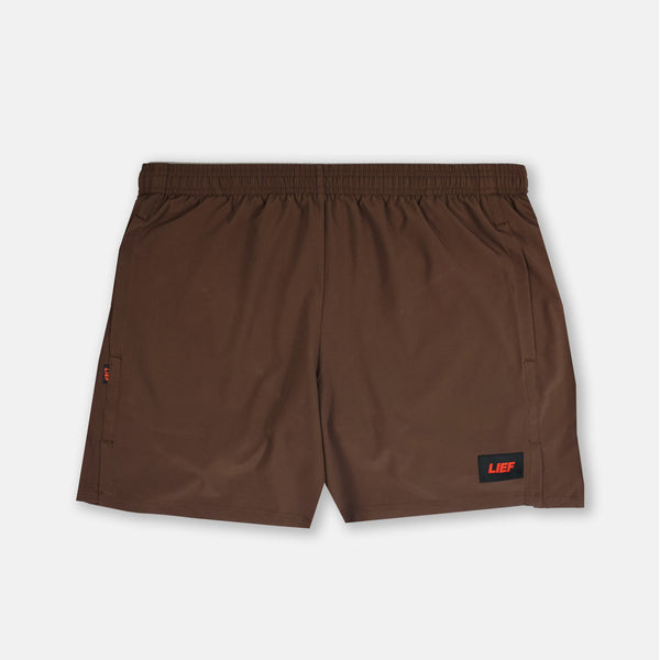 R5P - Men's 5" Running Short with Side Pockets - Coffee