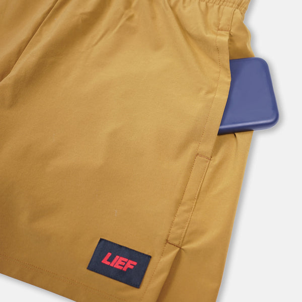 R5P - Men's 5" Running Short with Side Pockets - Burnt Caramel