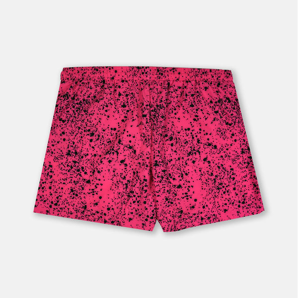 R5P - Men's 5" Running Short with Side Pockets - Splatter House - Pink