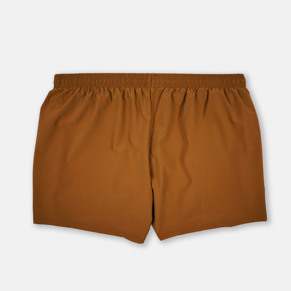 R5P - Men's 5" Running Short with Side Pockets - Burnt Caramel
