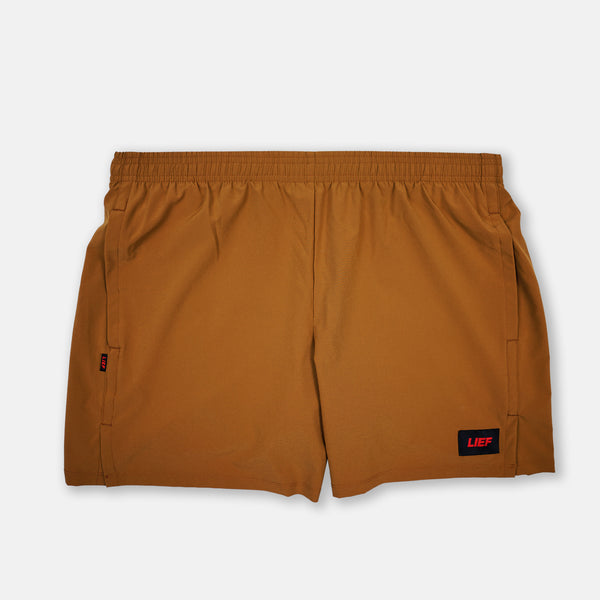 R5P - Men's 5" Running Short with Side Pockets - Burnt Caramel