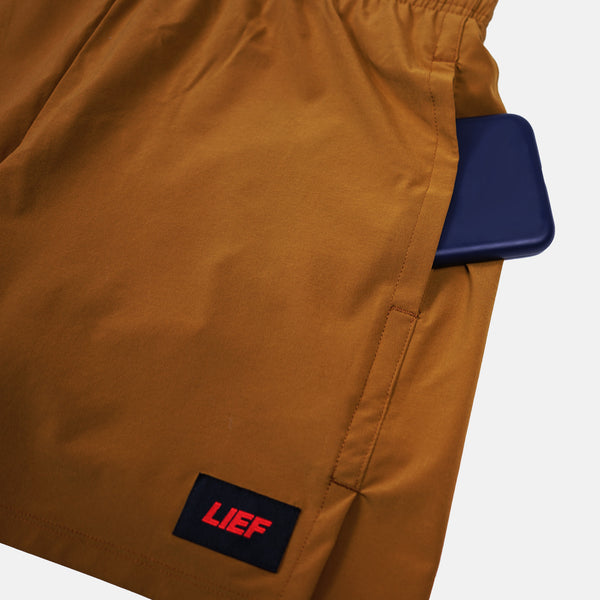 R5P - Men's 5" Running Short with Side Pockets - Burnt Caramel