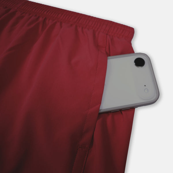 R5P - Men's 5" Running Short with Side Pockets - El Rojo