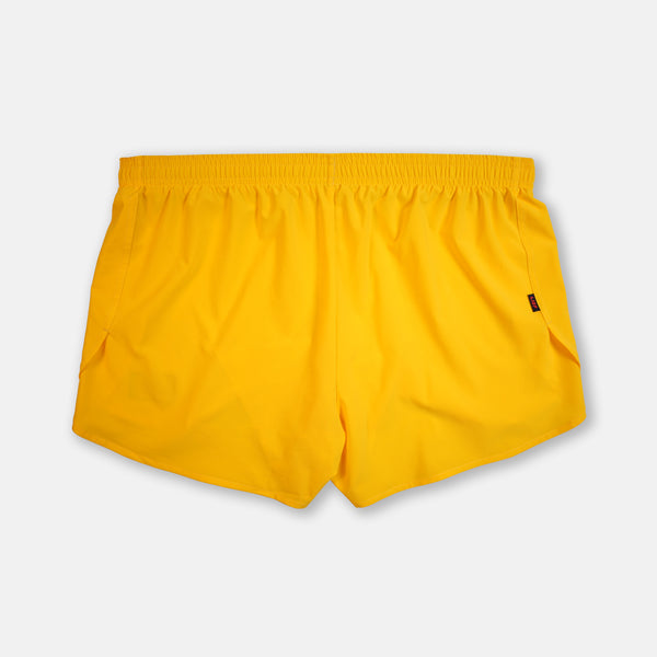 S3 - Men's 3" Split Running Short - Cyber Yellow