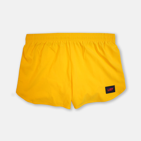 S3 - Men's 3" Split Running Short - Cyber Yellow