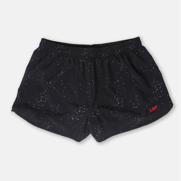 S3 - Men's 3" Split Running Short - Splatter House - Black