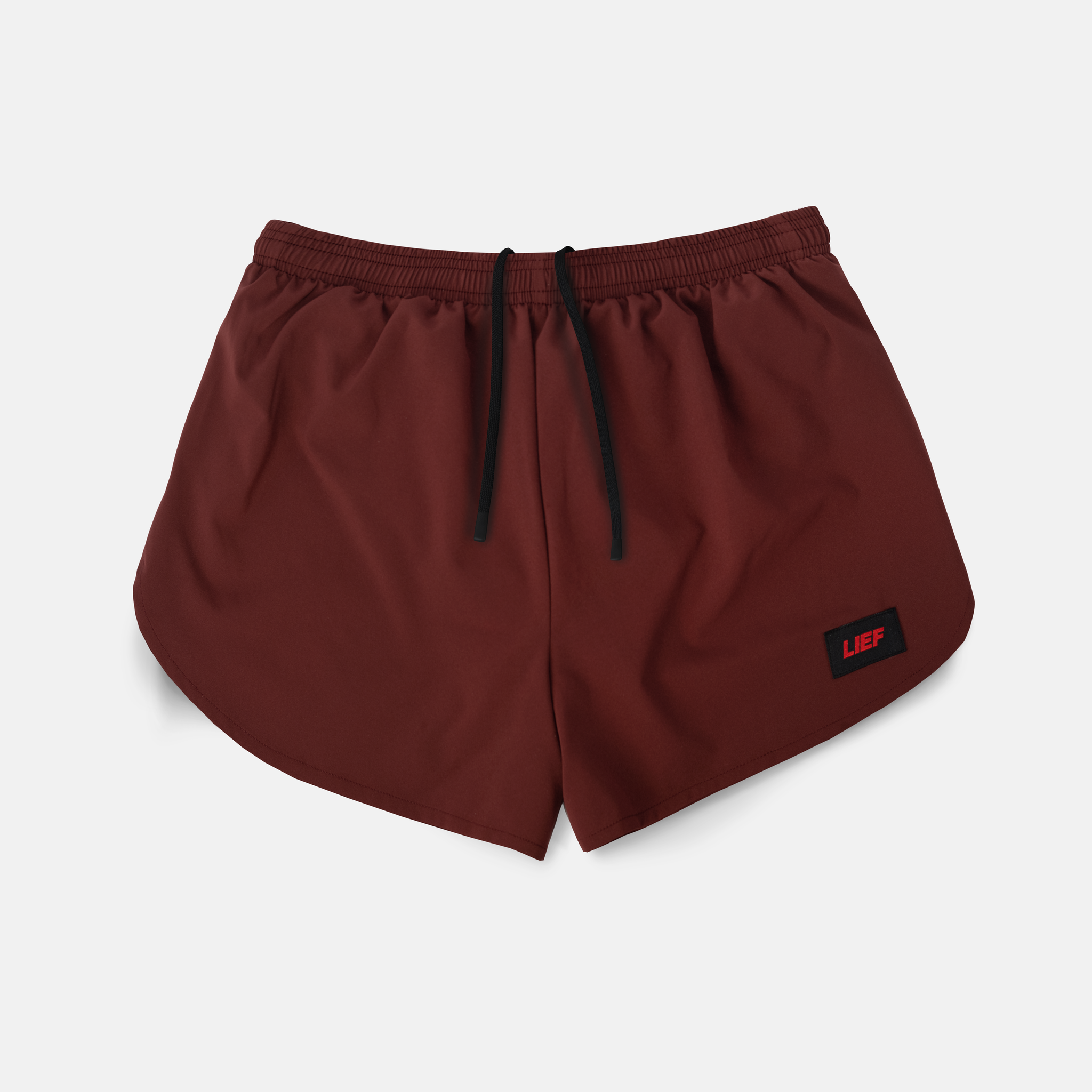 Burgundy running deals shorts